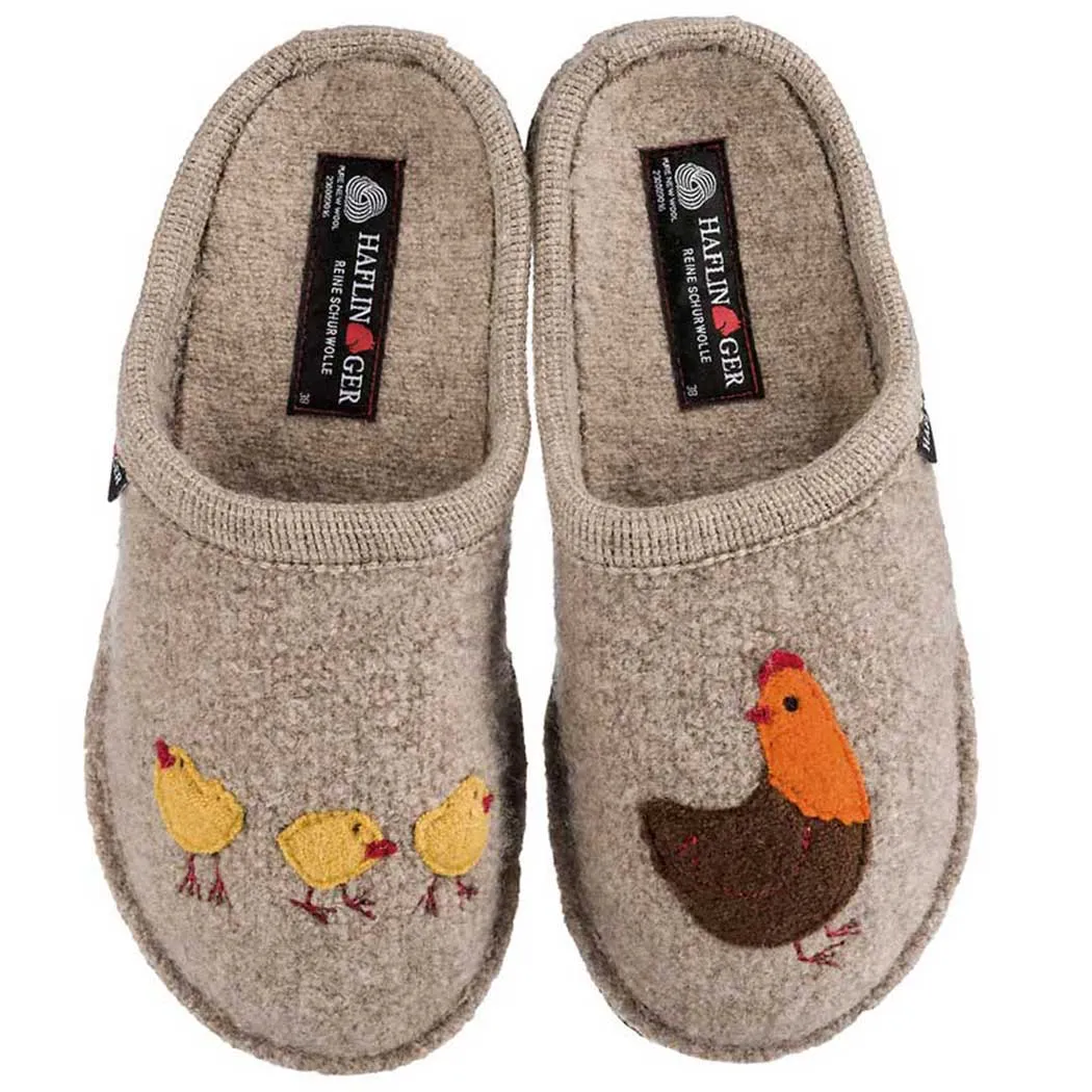 Haflinger Gallina Slipper Natural (Women's)