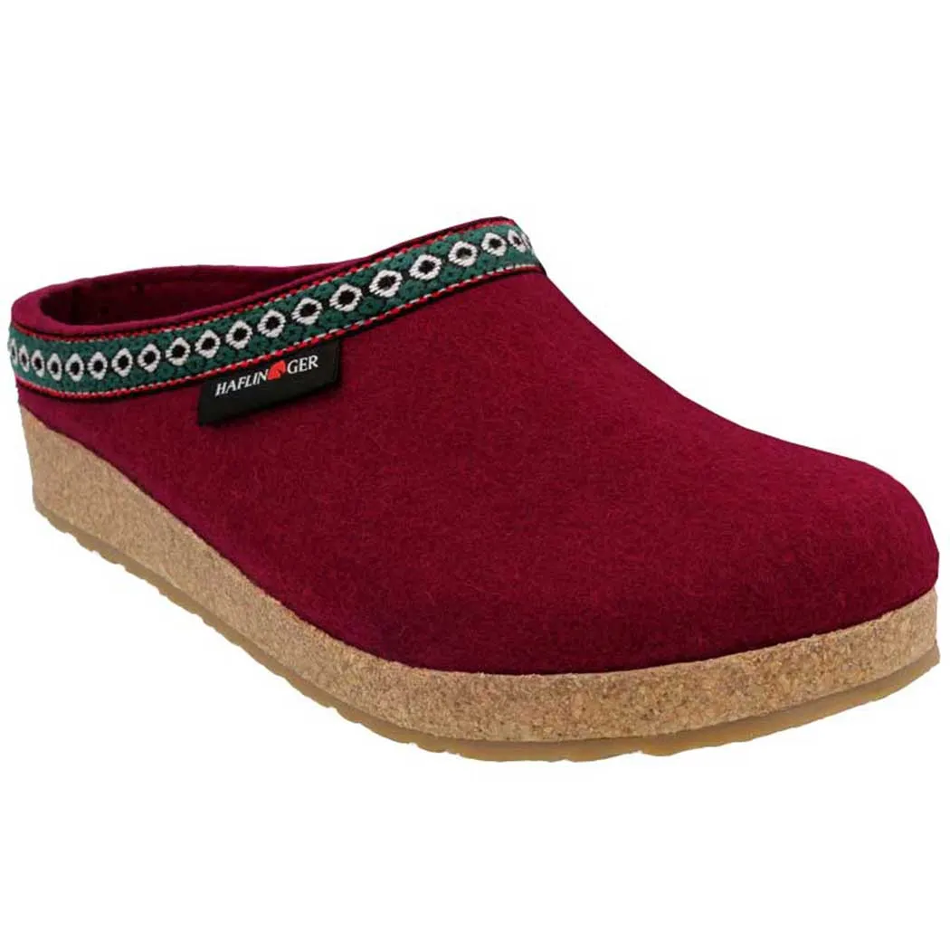 Haflinger GZ Clog Bordo (Women's)