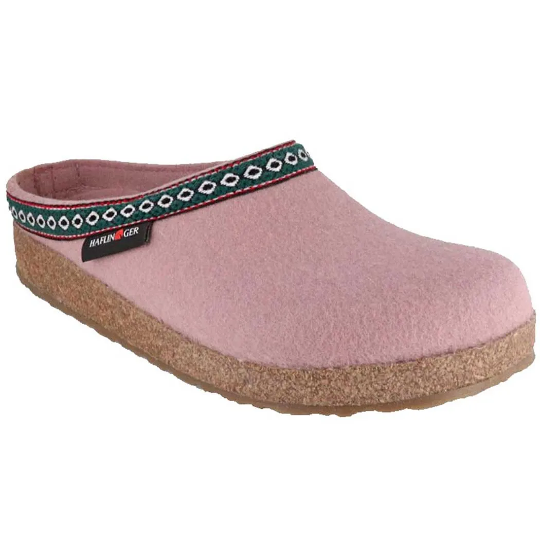 Haflinger GZ Clog Rosewood (Women's)