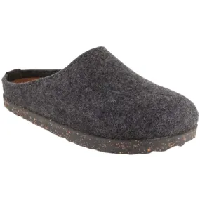 Haflinger Manhattan Hardsole Slipper Anthracite (Unisex)