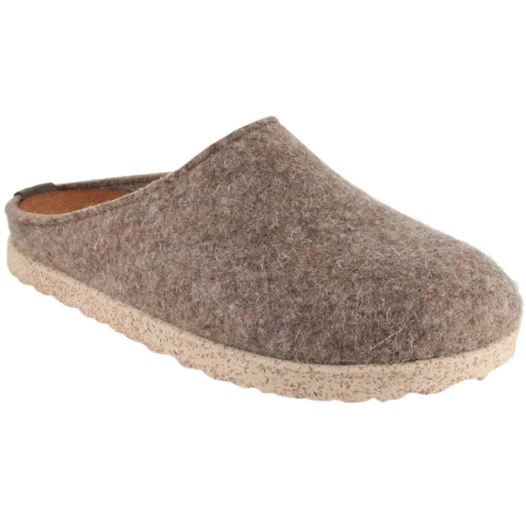 Haflinger Manhattan Hardsole Slipper Earth (Unisex)