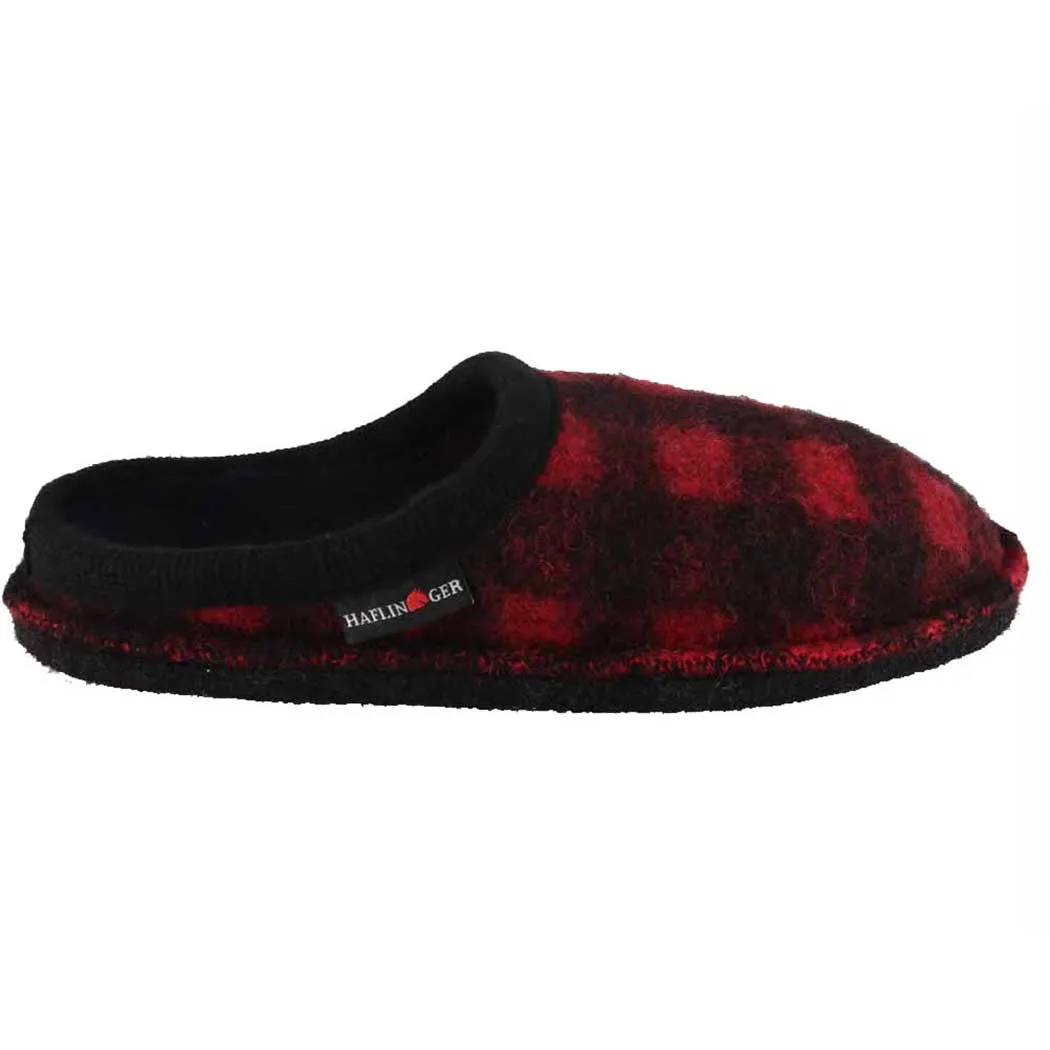 Haflinger Plaid Slipper Paprika (Women's)