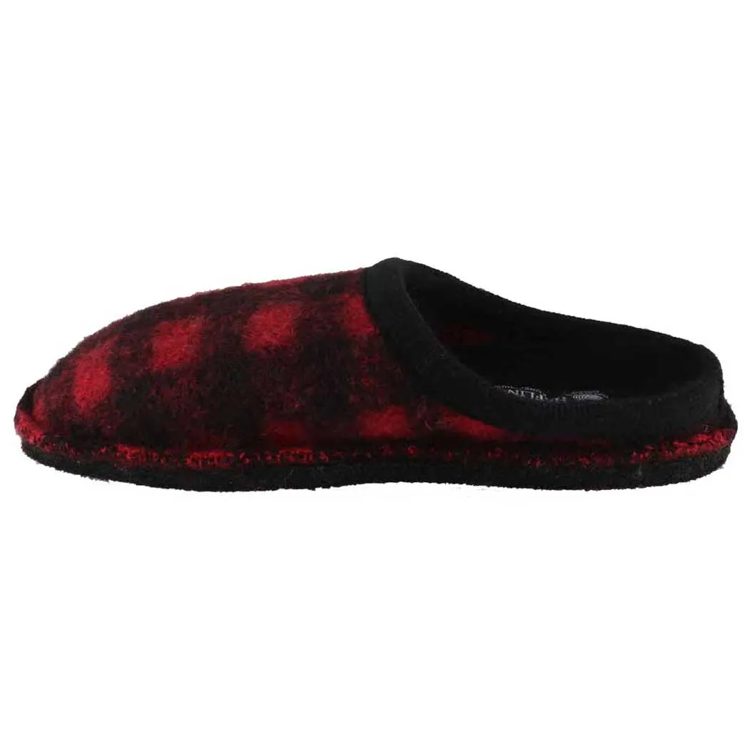 Haflinger Plaid Slipper Paprika (Women's)