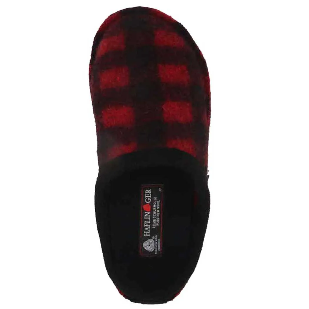 Haflinger Plaid Slipper Paprika (Women's)