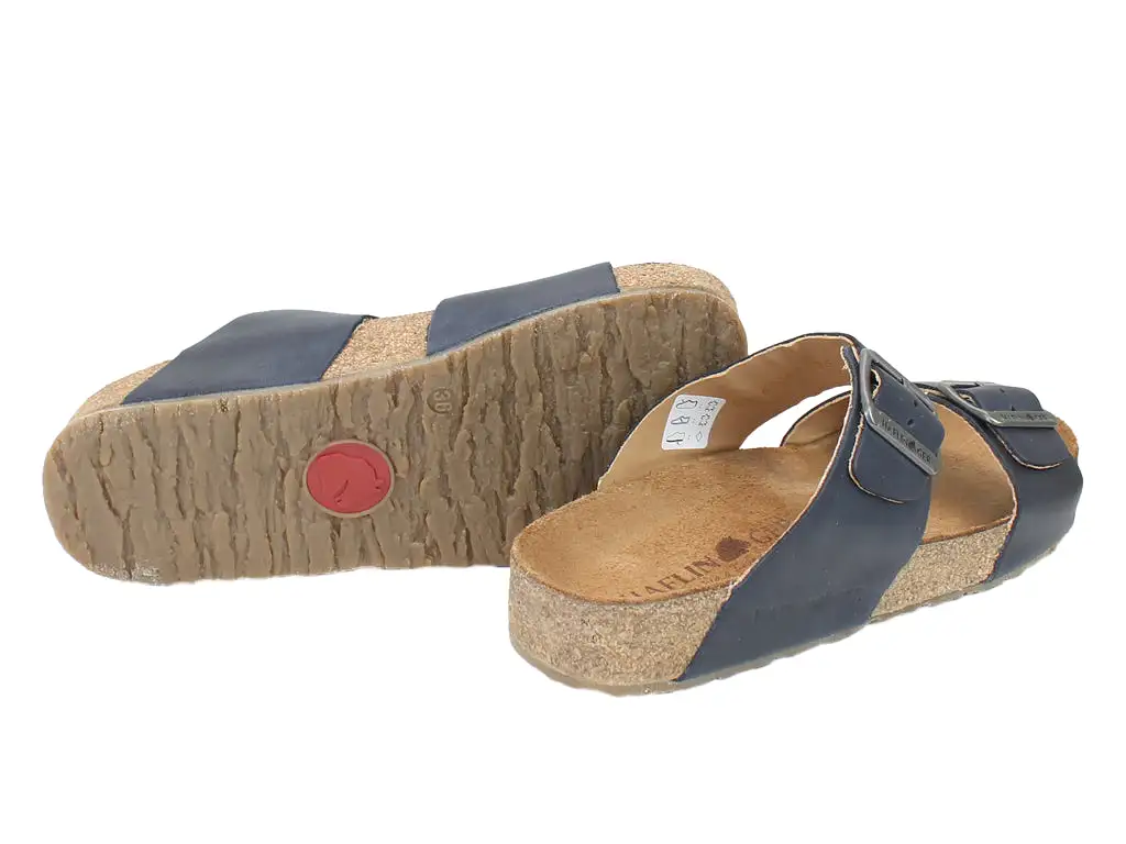 Haflinger Sandals Andrea Marine Country