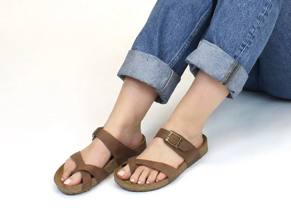 Haflinger Sandals Juno Brown