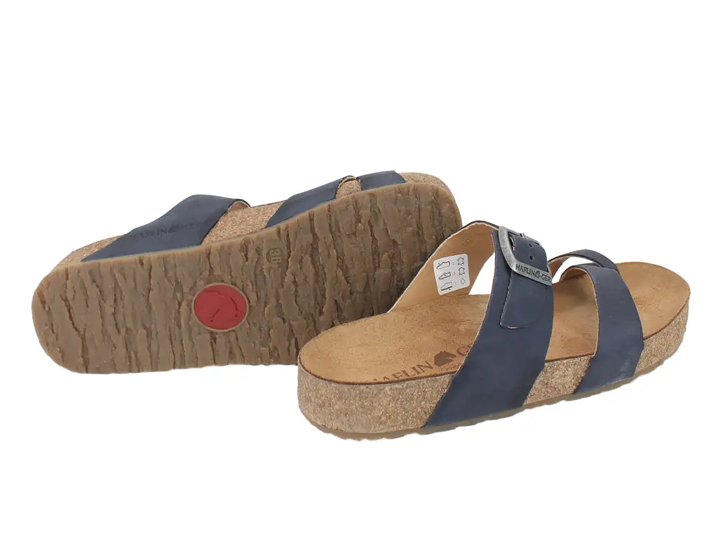 Haflinger Sandals Juno Marine