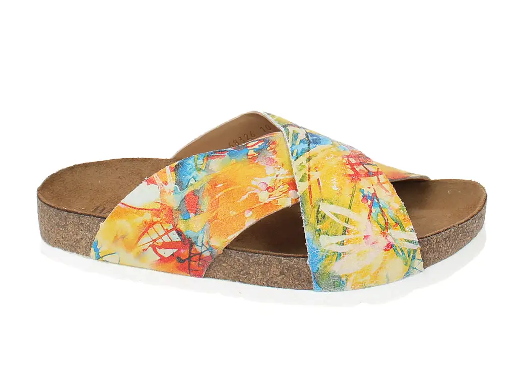 Haflinger Sandals Mio Yellow Multi