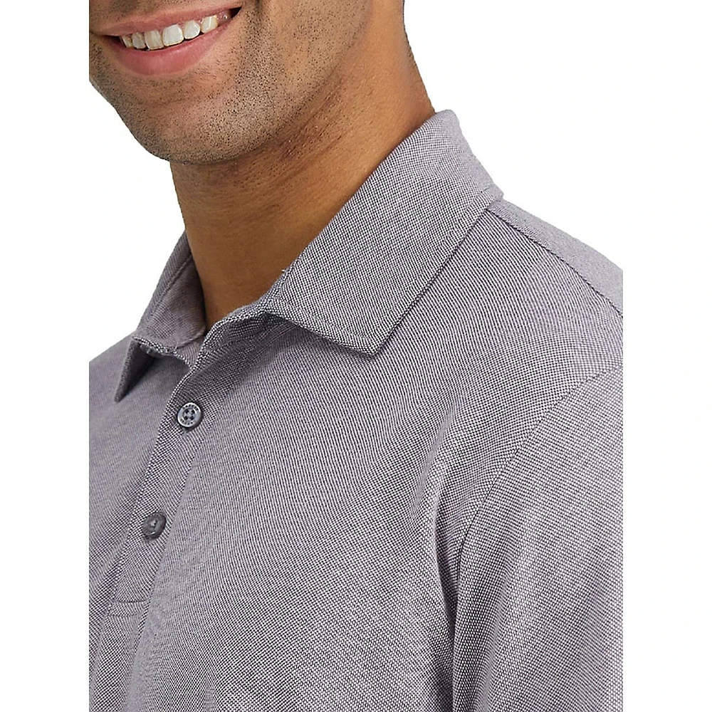 Haggar 2-Tone Polo Shirt