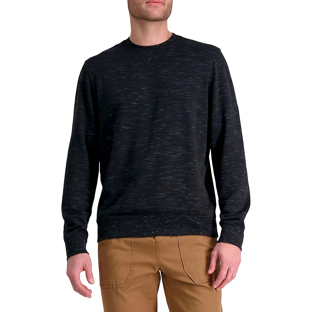 Haggar Textured Crewneck Sweatshirt