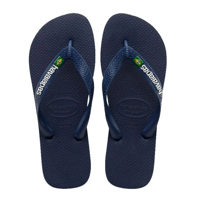 HAVAIANAS INFRADITO BRASIL LOGO FC NAVY