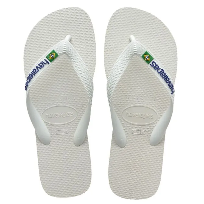 HAVAIANAS INFRADITO BRASIL LOGO FC WHITE