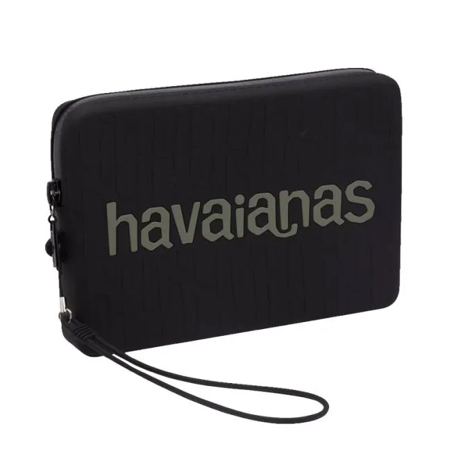 HAVAIANAS POUCHETTE MINI LOGOMANIA NERO