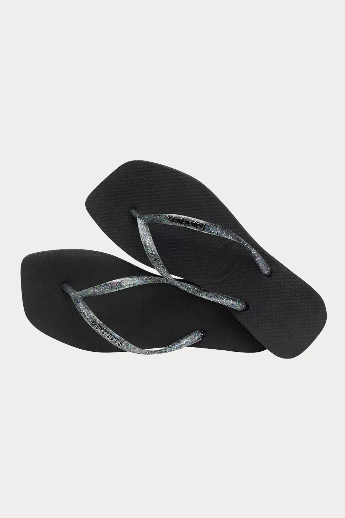 Havaianas Square Logo Metallic Küt Burun Parmak Aras Terlik