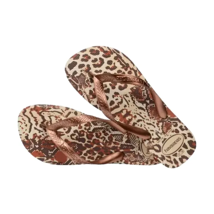 Havaianas Top Animals Fc Infradito Leopardato