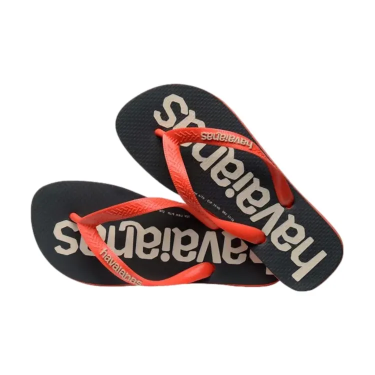 Havaianas Top Logomania2 Fc Infradito Nero Rosso