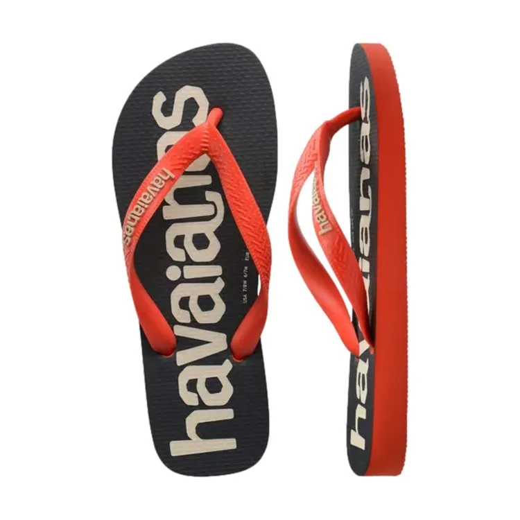 Havaianas Top Logomania2 Fc Infradito Nero Rosso