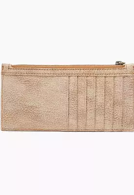 Hobo - Carte Card Case Gold Metallic Leather