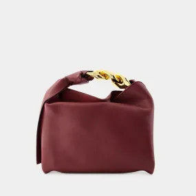 Hobo Small Chain Bag - J.W.Anderson - Leather - Burgundy