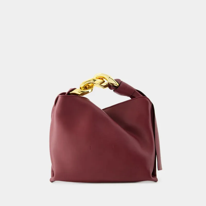 Hobo Small Chain Bag - J.W.Anderson - Leather - Burgundy