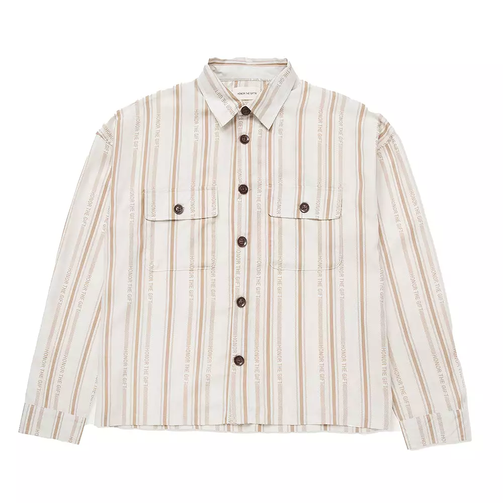 Honor The Gift Honor Stripe LS Woven Button Up