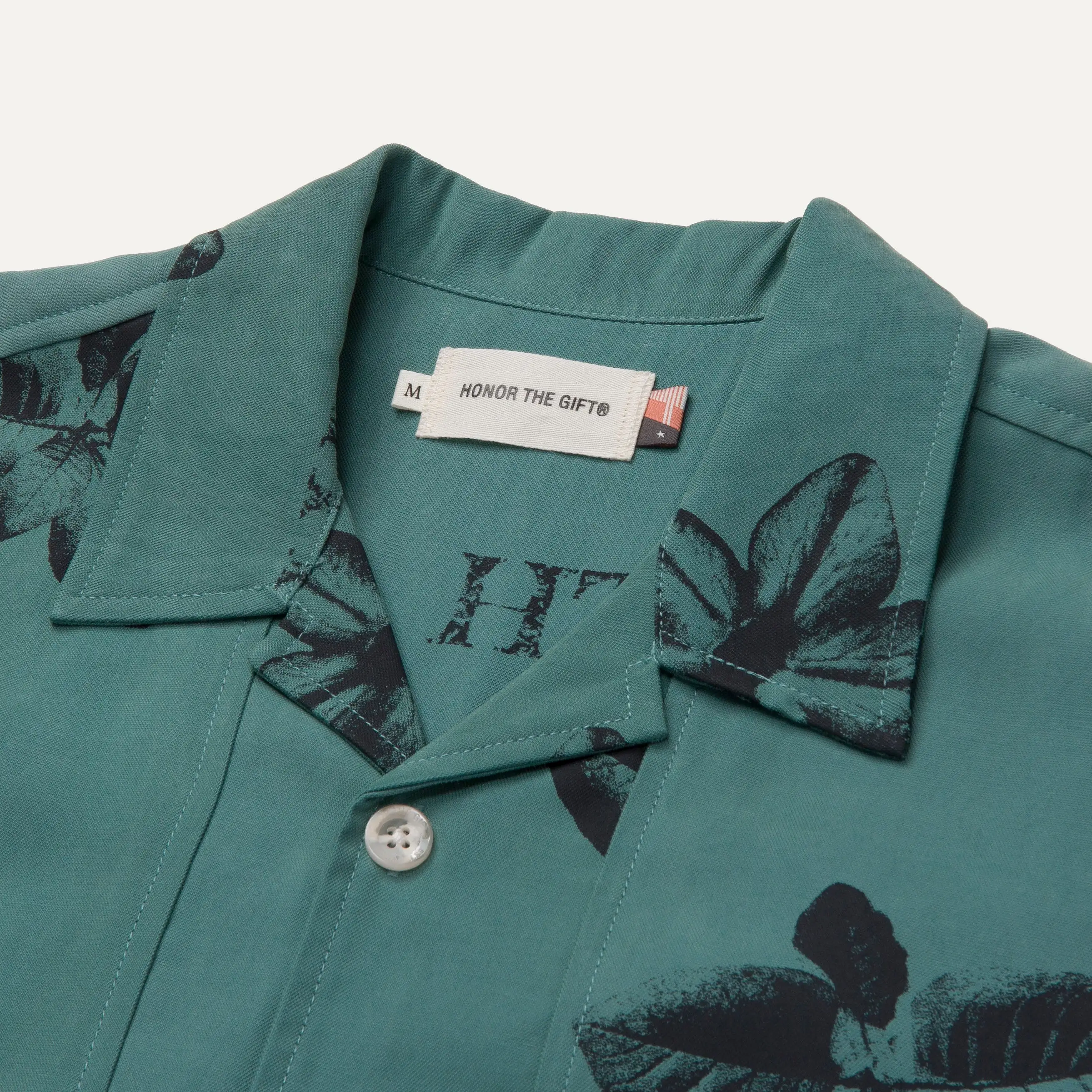 Honor The Gift Tobacco Button Shirt - Teal