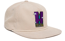 HUF CITY H CORDUROY SNAPBACK OFF WHITE