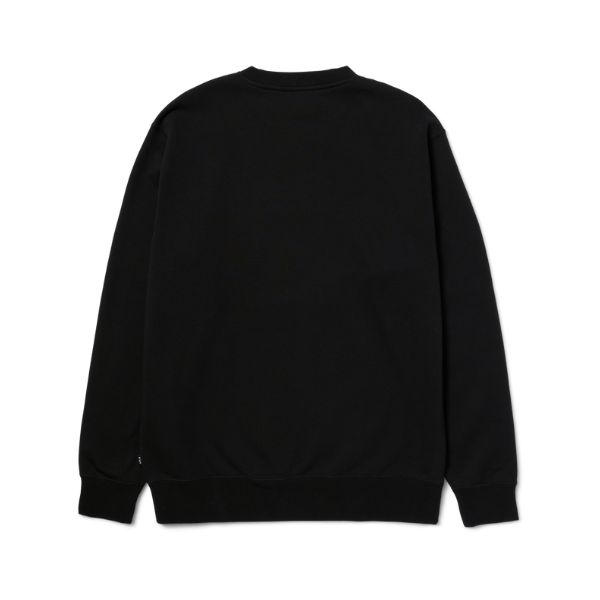 HUF Roads Crewneck Sweatshirt - Black