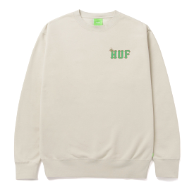 HUF Sideline Crewneck Sand