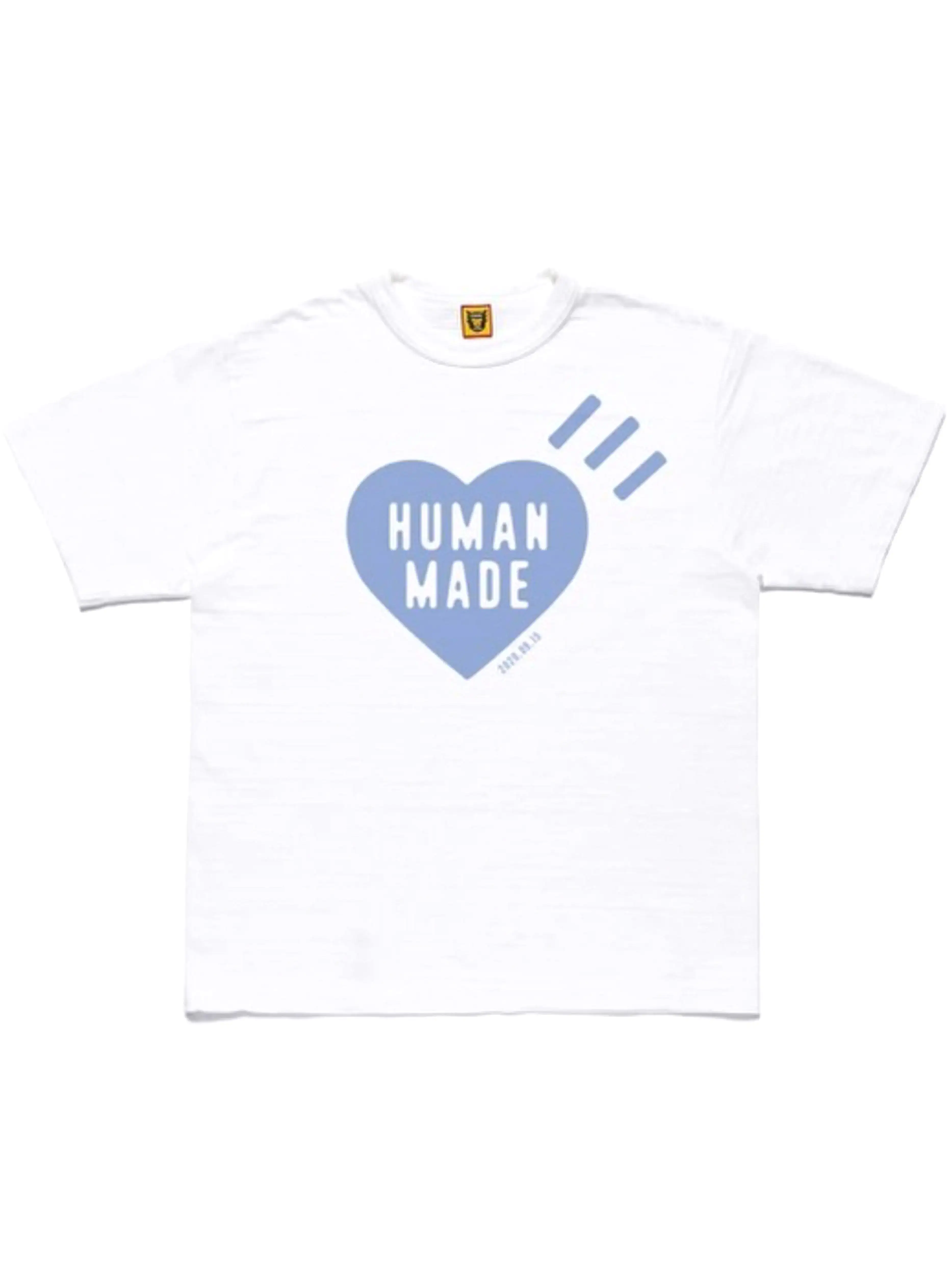 Human Made Heart LOGO TEE WHITE/LIGHT BLUE