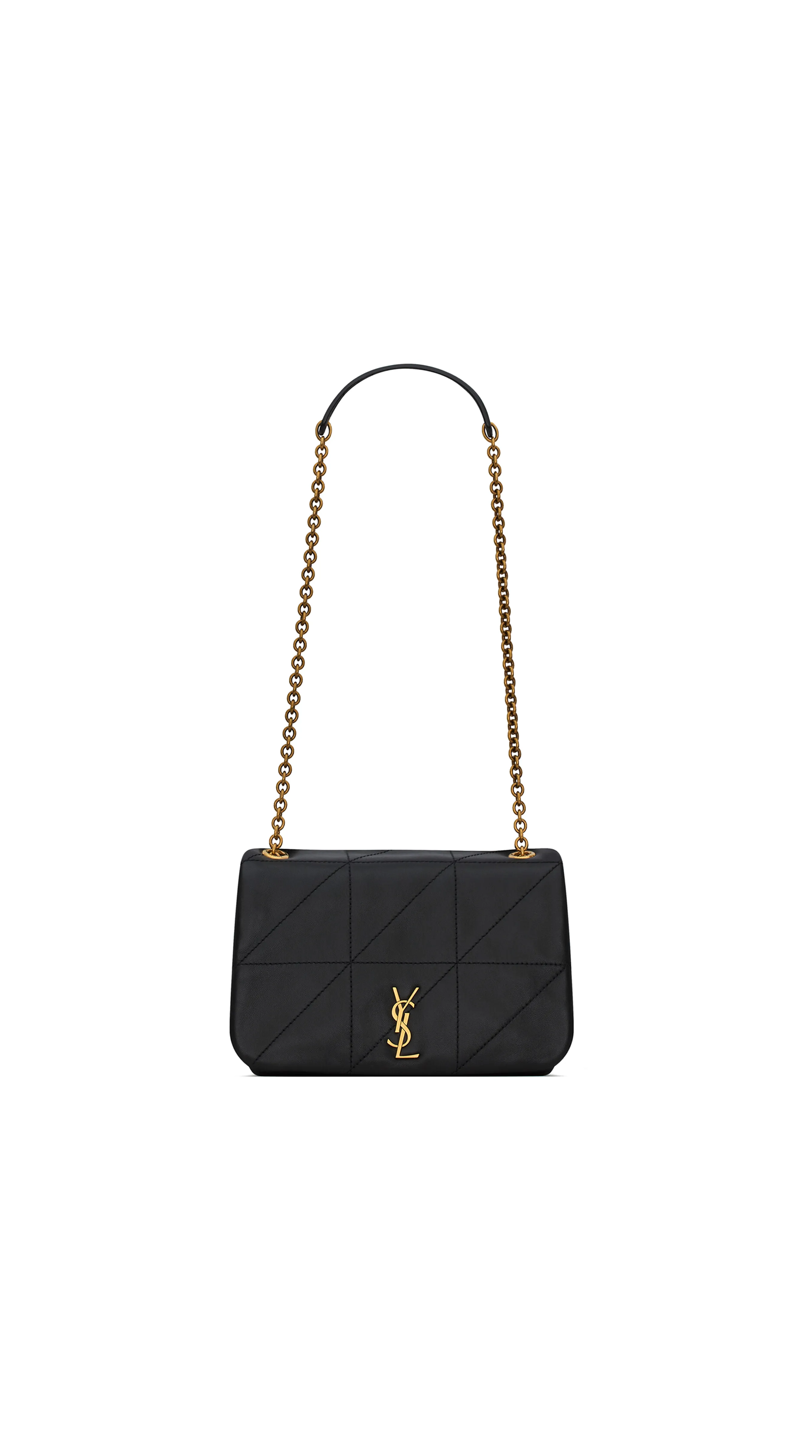 Jamie 4.3 Mini Chain Bag in Lambskin - Black