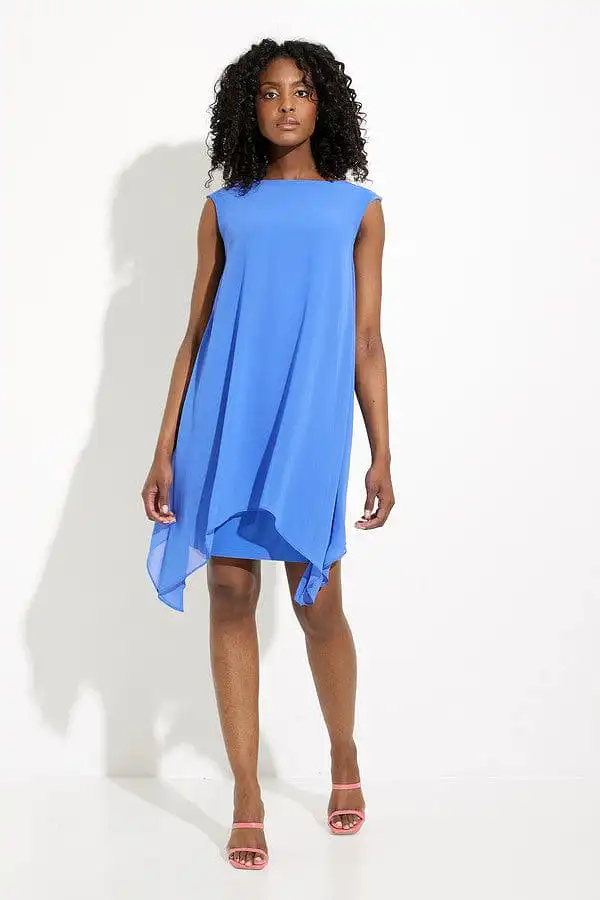 Joseph Ribkoff Blue Iris Sleeveless Dress - 232237