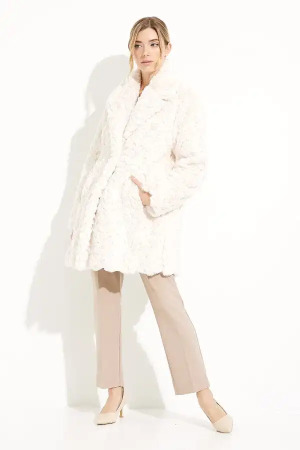 Joseph Ribkoff Faux Fur Coat - 233942