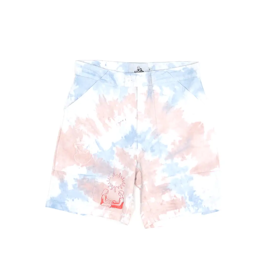 Jungles Growth Connection Change Minimal Tie Dye Short