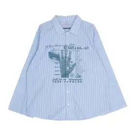 Jungles Solutions Stripe LS Button Up Shirt