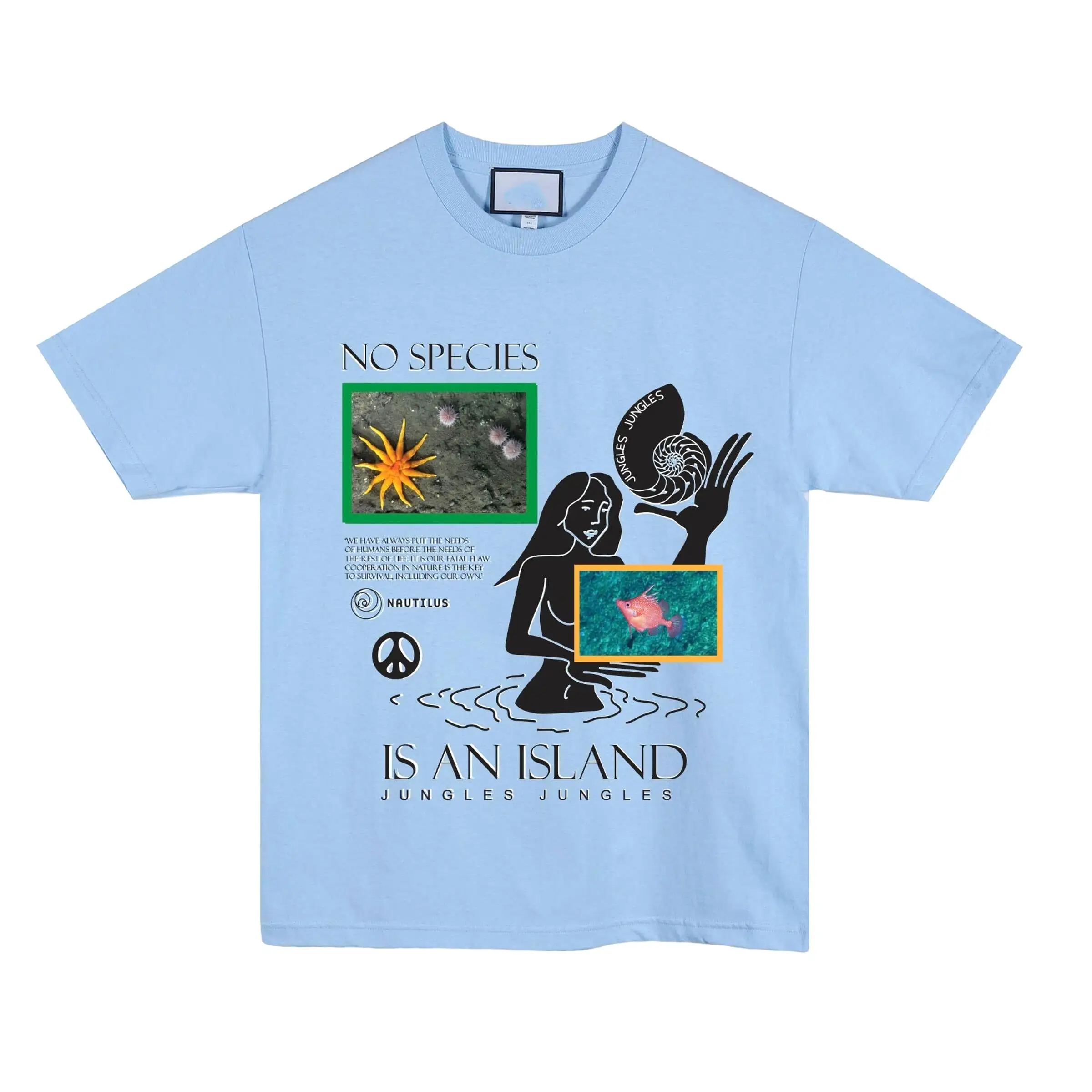 Jungles X Nautilus Ocean No Species Is An Island SS Tee