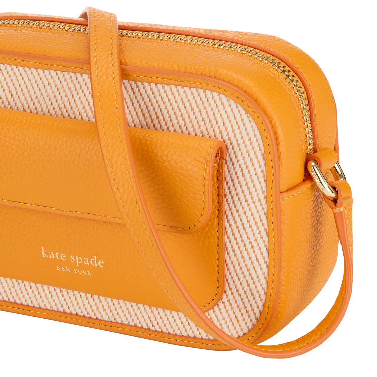 KATE SPADE NEW YORK Ava Canvas Crossbody Bag - Turmeric Root