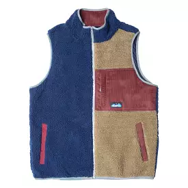 KAVU Cooper Fleece Vest - Cherry Wood Falls