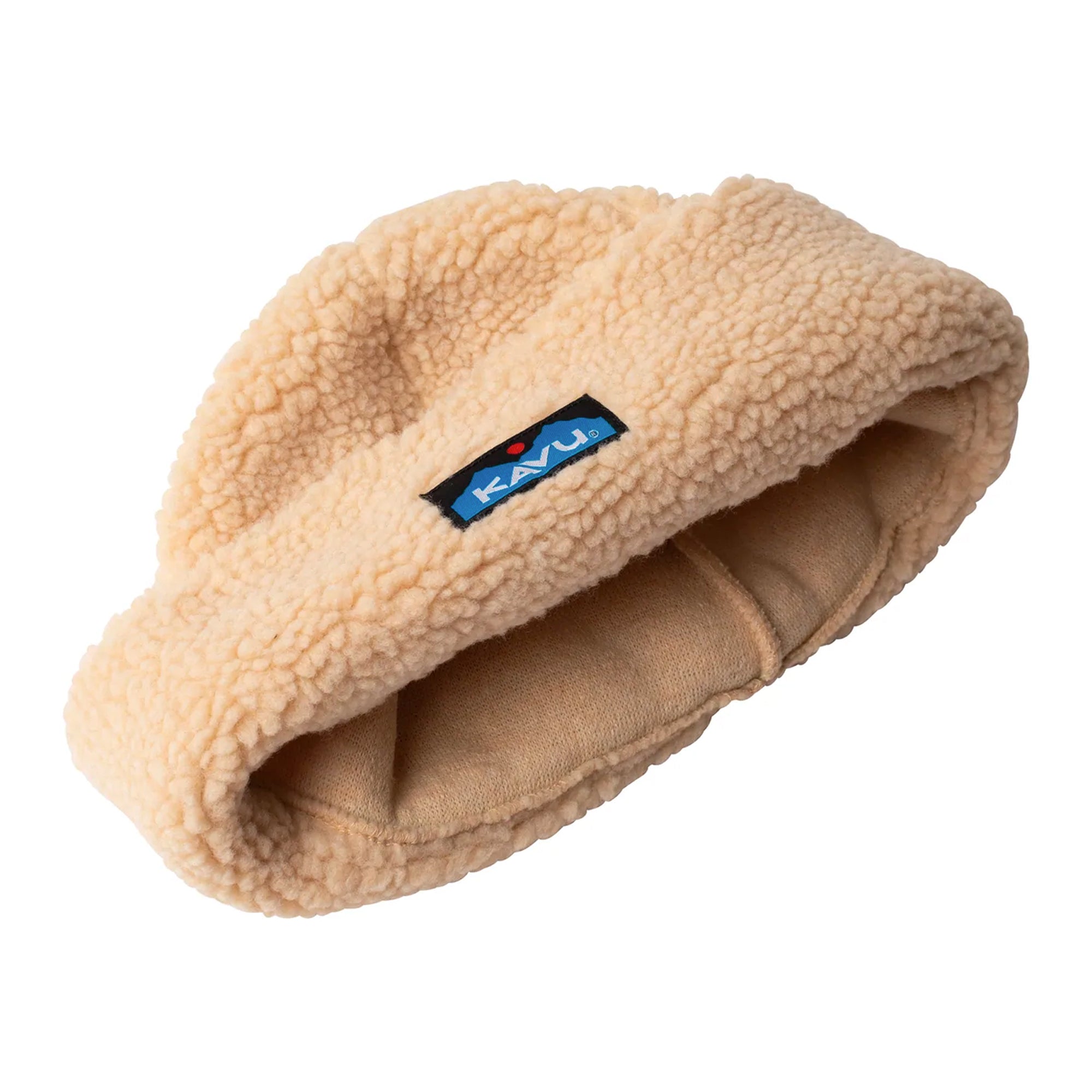 KAVU Fur Ball Beanie - Camel