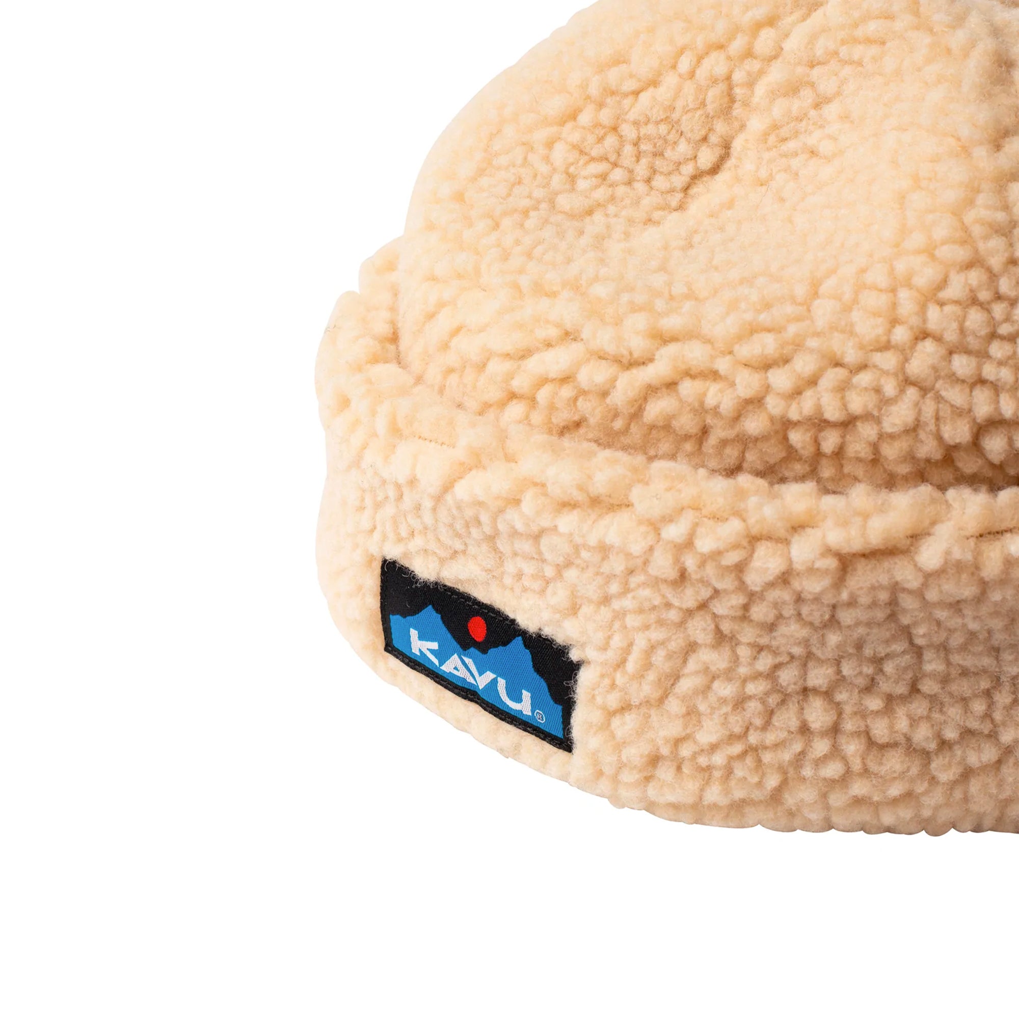 KAVU Fur Ball Beanie - Camel