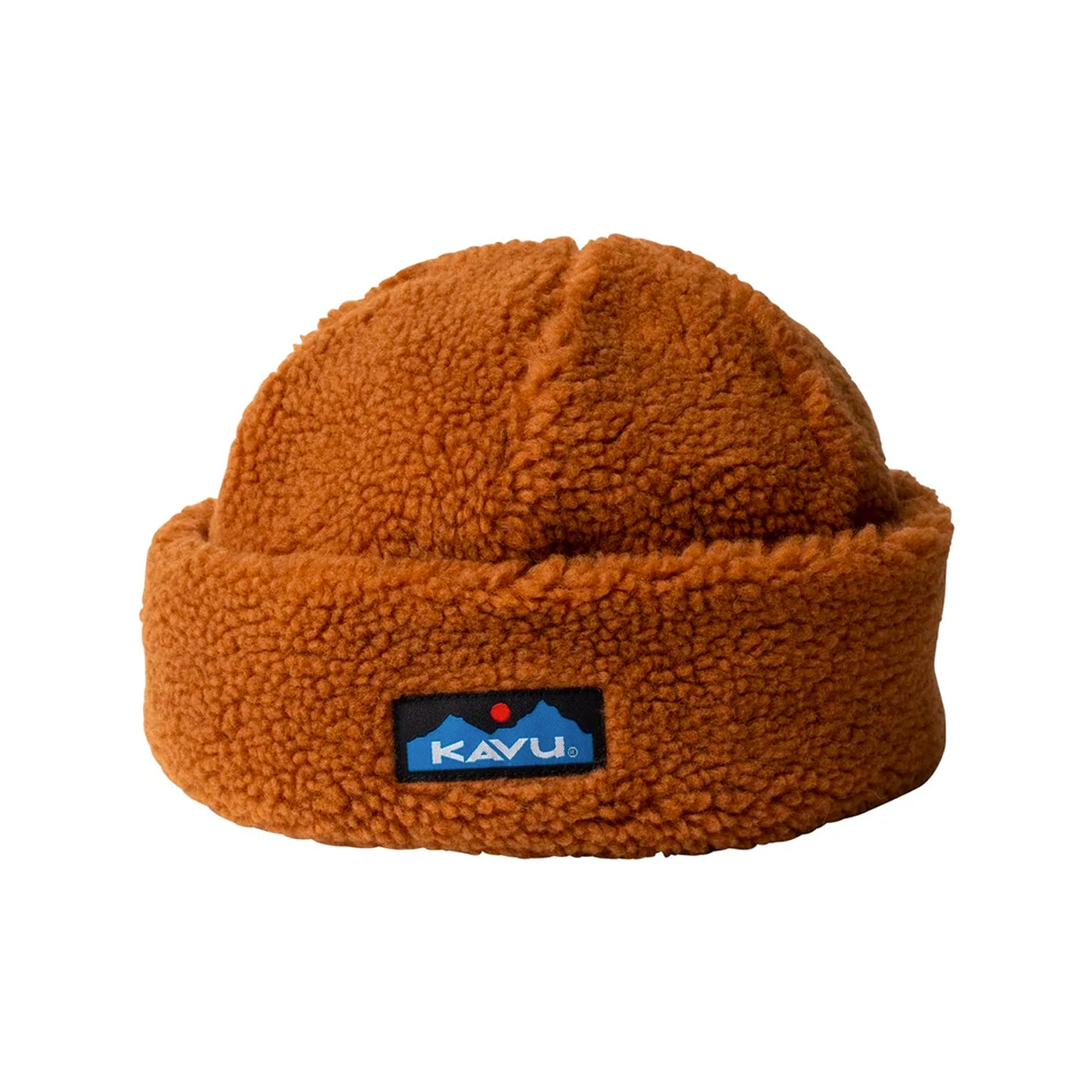 KAVU Fur Ball Beanie - Redwood