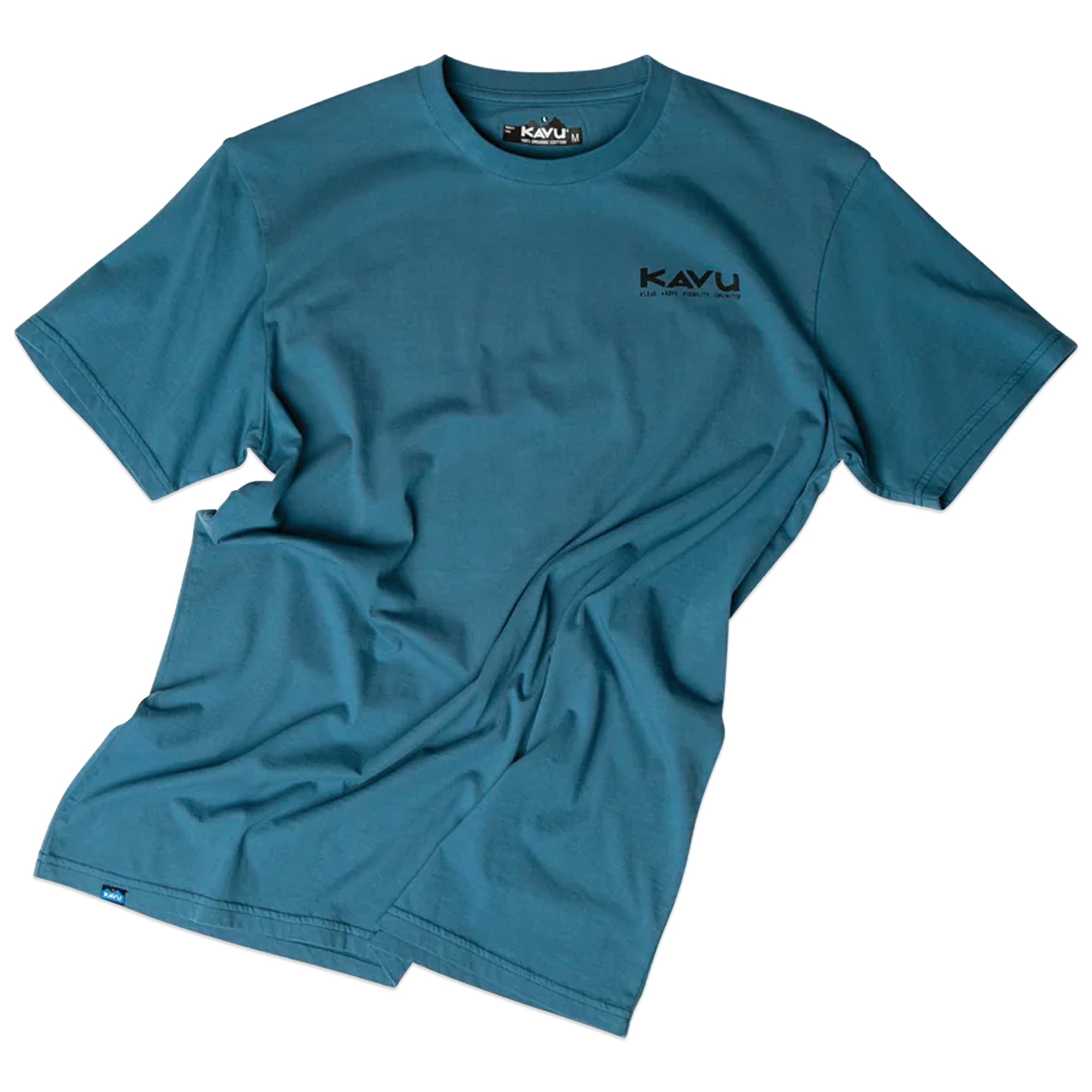 KAVU Klear Above Etch Art T-Shirt - Vintage Blue