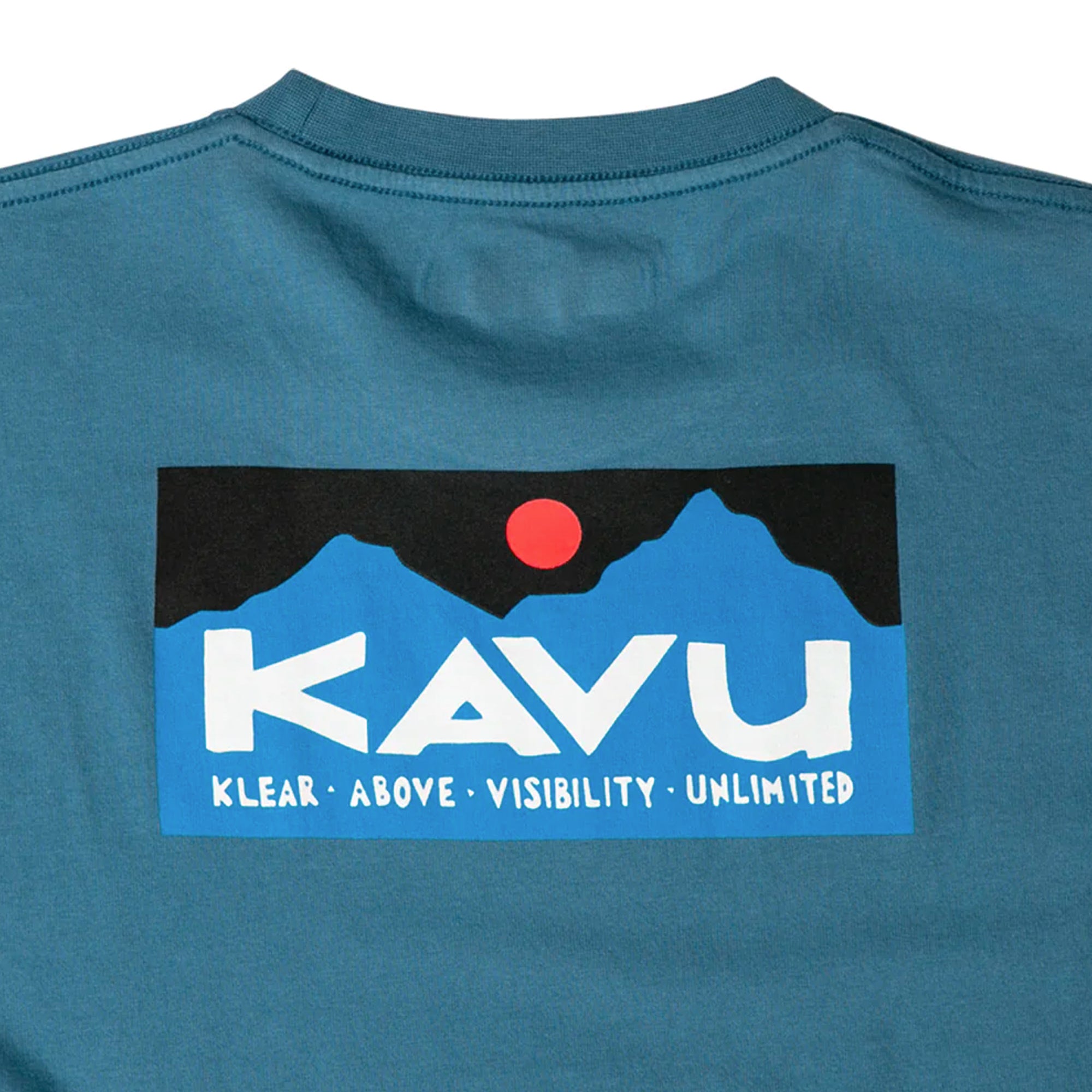 KAVU Klear Above Etch Art T-Shirt - Vintage Blue