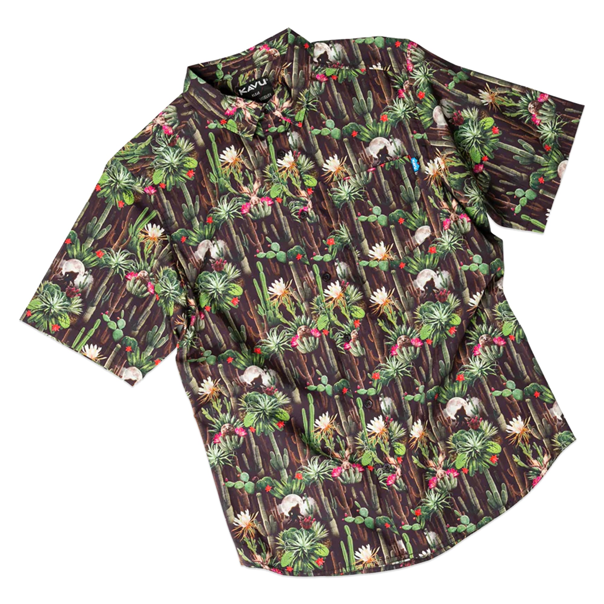 KAVU The Jam SS Shirt - Cactus Forest