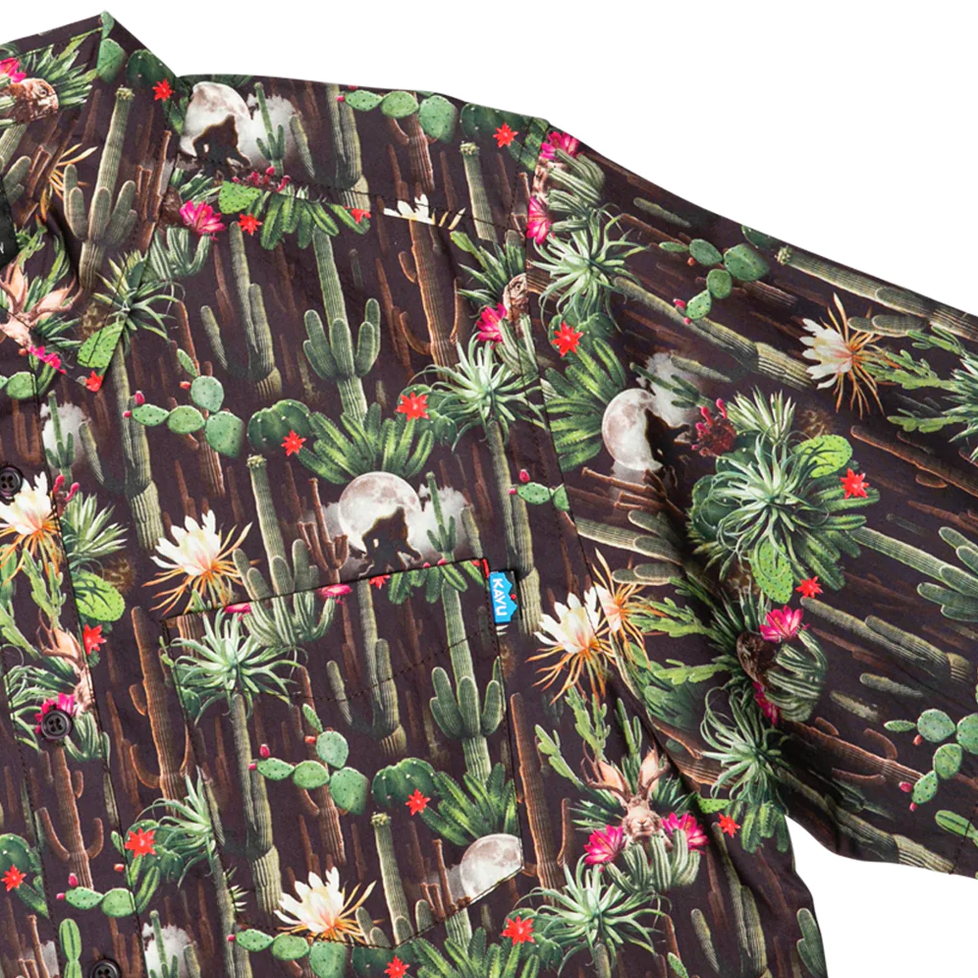 KAVU The Jam SS Shirt - Cactus Forest