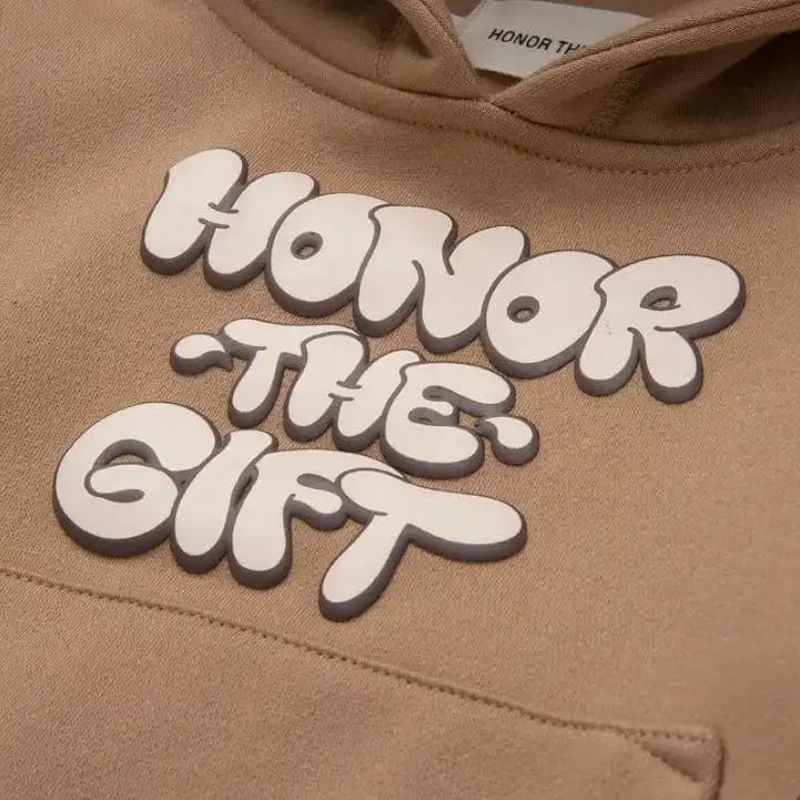 Kids Honor The Gift Bubble Hoodie (Sand) KHTG230350