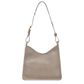 Le Foulonné M Hobo bag Turtledove - Leather