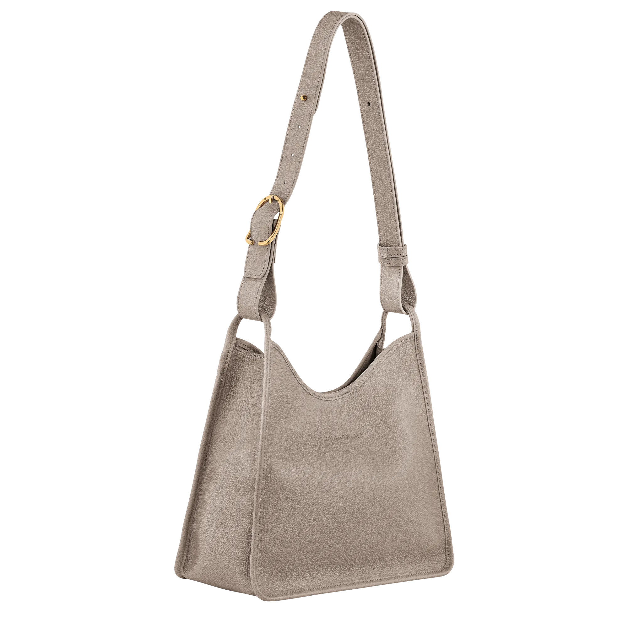 Le Foulonné M Hobo bag Turtledove - Leather