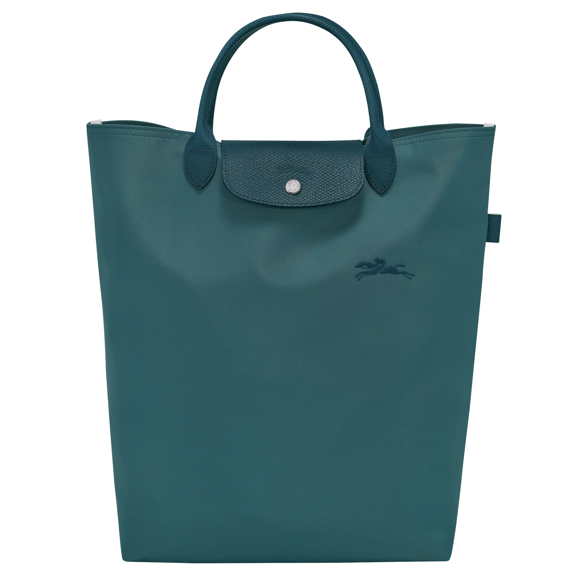 Le Pliage Green M Tote bag Peacock - Canvas