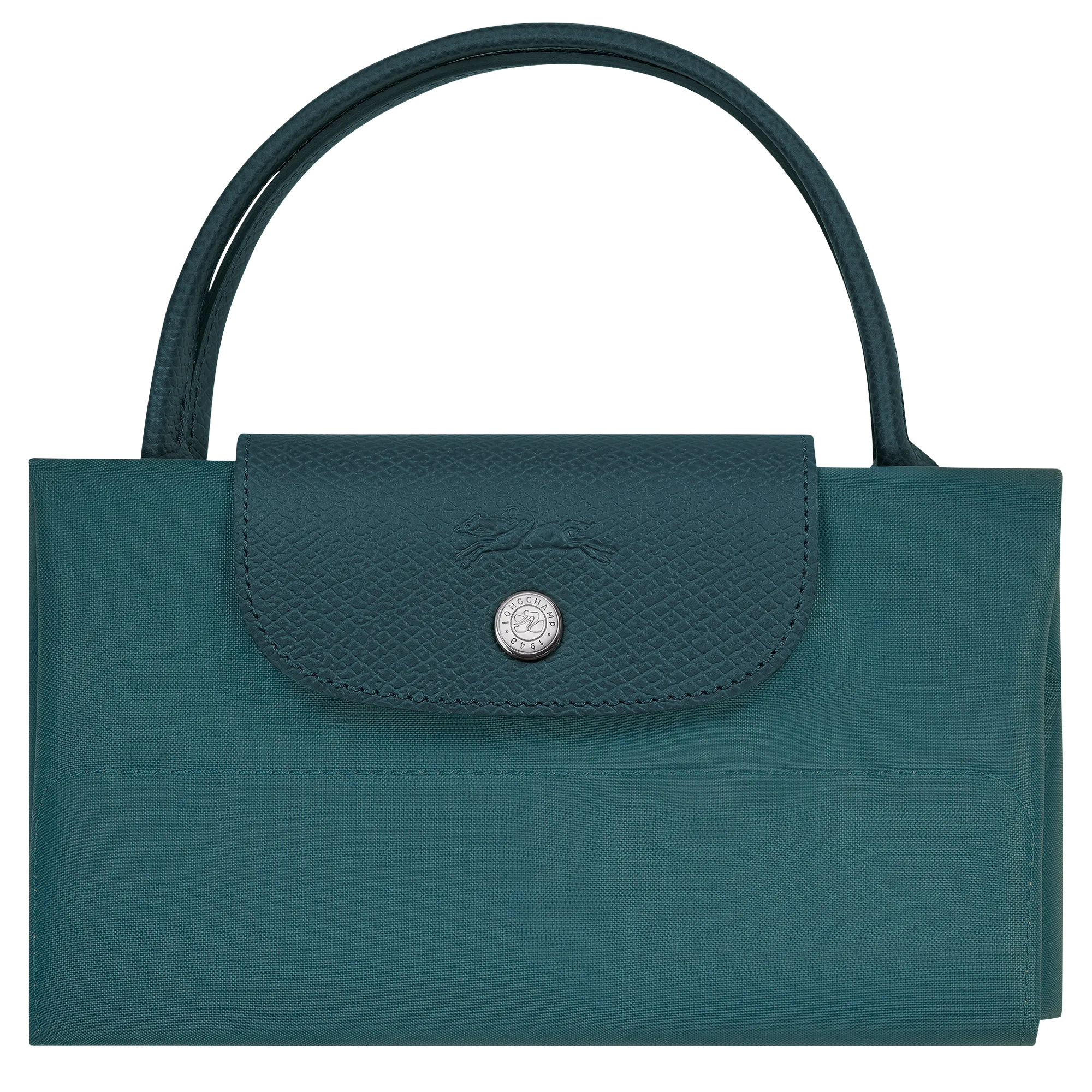 Le Pliage Green M Tote bag Peacock - Canvas